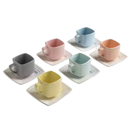 Baros model ceramic cup and saucer